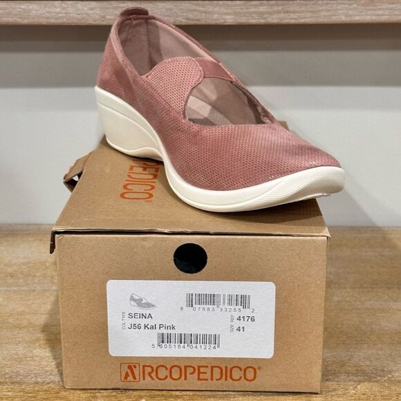 ARCOPEDICO Women’s Seina Mary Jane Wedges in the Size 41/ 9.5-10 US Size - Picture 6 of 7